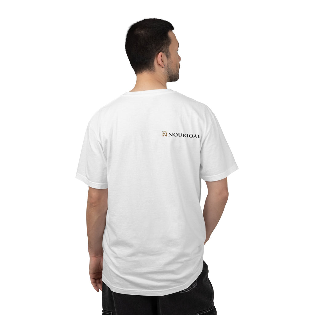 Nouriqal Logo T-Shirt | Minimal Text Chest Print