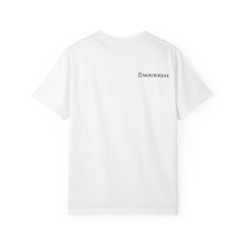Nouriqal Logo T-Shirt | Minimal Text Chest Print