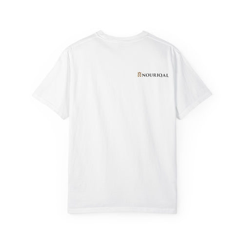 Nouriqal Logo T-Shirt | Minimal Text Chest Print
