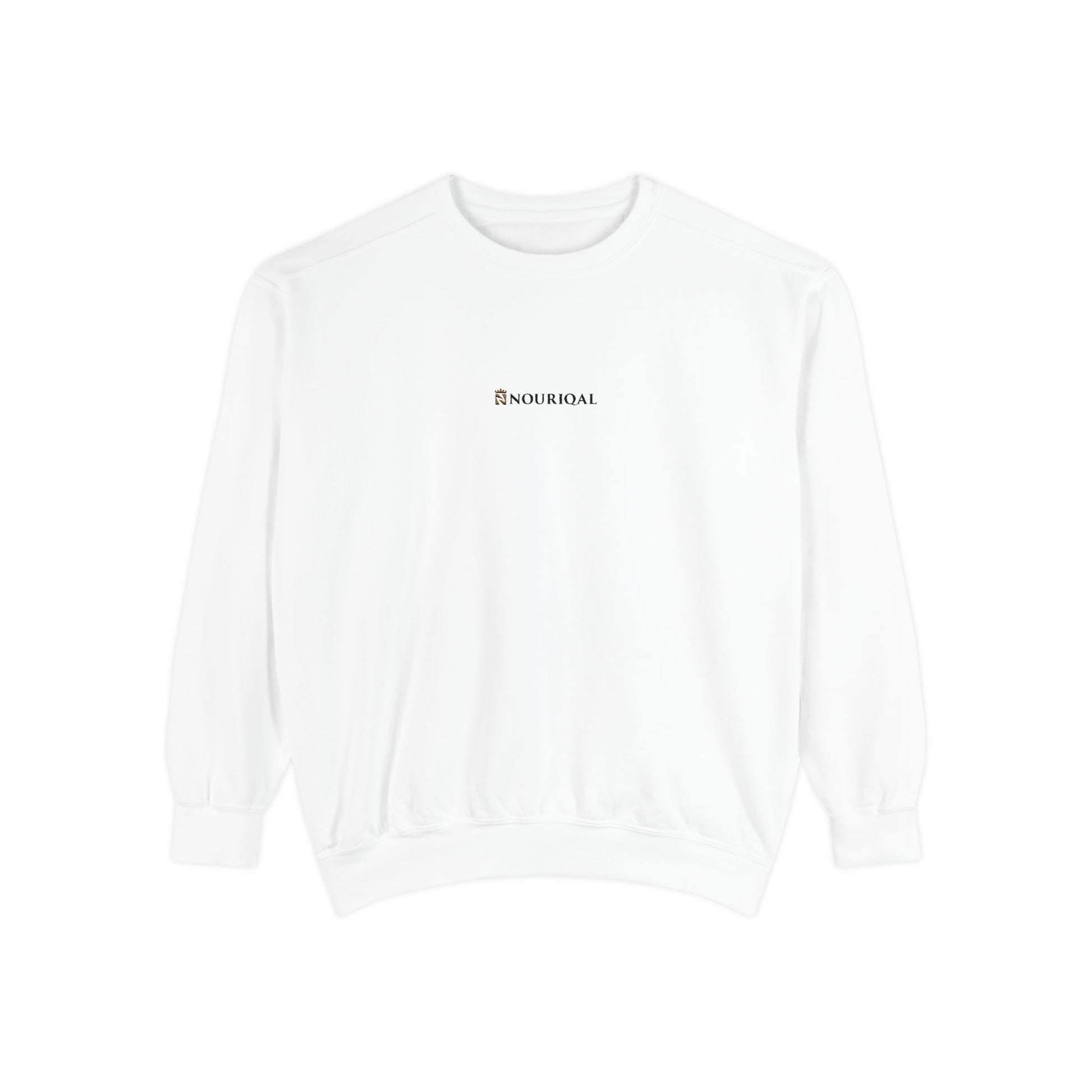 Minimal Small Logo sweatshirt | Tiny Center Chest Script