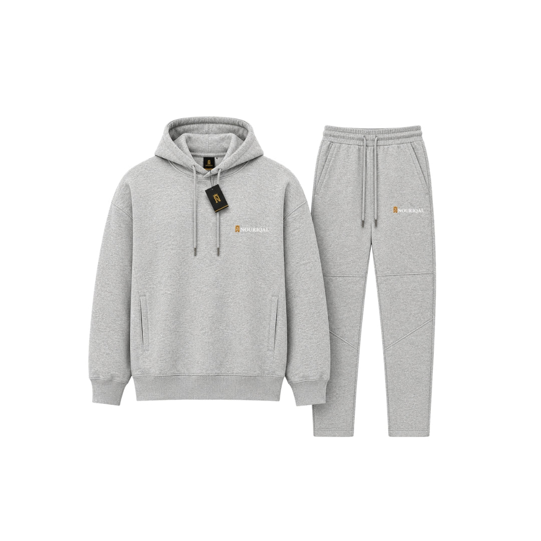 NOURIQAL N1 TRACKSUIT NON ZIPPER - GREY